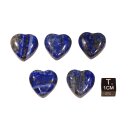 Lapislazuli Herz gebohrt ca. 20mm VE5St.