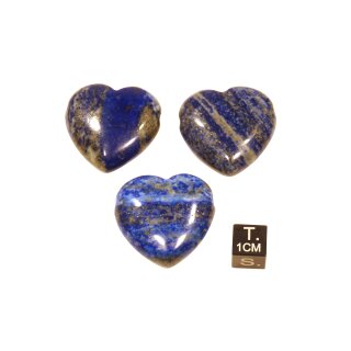 Lapislazuli Herz gebohrt ca. 30mm VE3St.