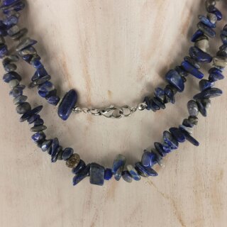 Lapislazuli Kette Splitter ca. 0,6-0,9 / 45cm VE5St.