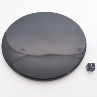 Obsidian Scheibe (Spiegel) ca. 15cm
