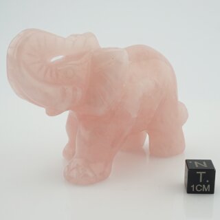 Rosenquarz Elefant ca. 8cm