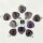 Amethyst Herz gestiftet ca. 20mm VE10St.