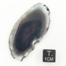 Achat Scheibe schwarz gefärbt ca. 5-8cm aus Brasilien