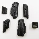 Schörl Kristall gebohrt bis ca. 20g VE5St. - ohne...