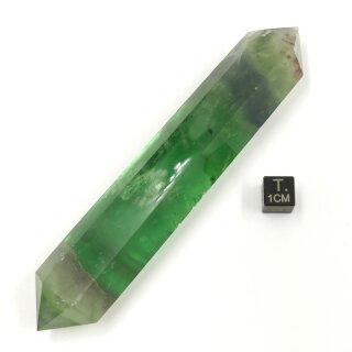 Fluorit grün Doppelender geschliffen ca. 120-159,9g