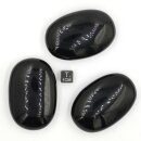 Obsidian schwarz Seifenstein ca. 60x40x20mm
