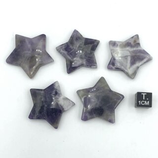 Amethyst Stern ca. 30x30mm VE5St.