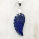 Lapislazuli Anhänger "Flügel" ca. 3,0x1,5cm VE3St.