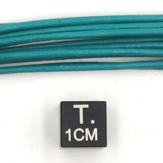 Lederband turquoise ohne Verschluss Ø ca. 1,5mm, Länge ca. 100cm VE10St.