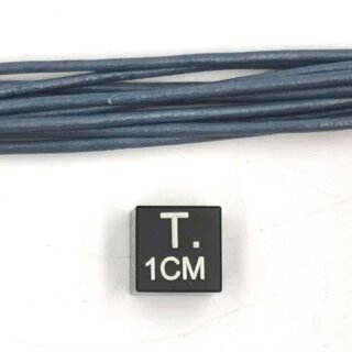 Lederband blau lila ohne Verschluss Ø ca. 1,5mm, Länge ca. 100cm VE10St.