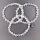 Bergkristall Armband Kugel ca. 0,8 / 21cm VE5St.
