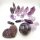 Amethyst "gemischte Formen" Lot VE 21 St.