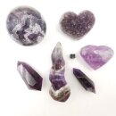 Amethyst "gemischte Formen" Lot VE 6 St.