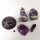 Amethyst "gemischte Formen" Lot VE 5 St.