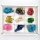 Bergkristall beh. "Aura-Mix" Kristall-Flat VE9St.