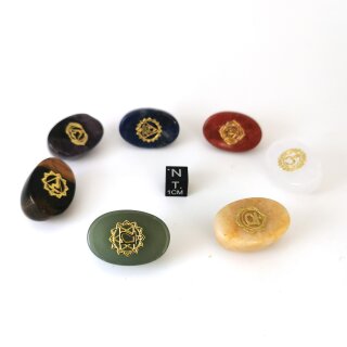 Chakra-Set Eye-Stone ca. 30x20mm VE7St.