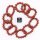 Jaspis rot Fingerring elastisch ca. 0,4 / 6-6,5cm VE10St.