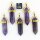 Amethyst Doppelspitze goldf. ca. 30mm VE5St.