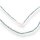 Diamant Kette  blau beh.Splitter ca. 0,2-0,4 / 45cm