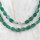 Aventurin grün Kette Bohne ca. 1,2x0,7 / 45cm