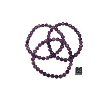 Amethystquarz Armband Kugel ca. 0,6 / 19cm VE25St.