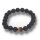 Onyx gef. matt  mit Tigerauge matt Armband Kugel ca. 1,0 / 20cm