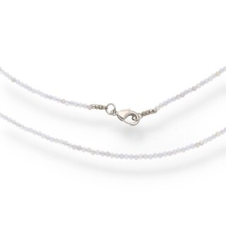 Chalcedon Kette Kugel fac. ca. 0,2/45cm