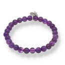 Amethystquarz Armband Kugel mit Baum ca. 0,6 / 18cm