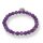 Amethystquarz Armband Kugel mit Baum ca. 0,6 / 18cm
