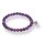 Amethystquarz Armband Kugel mit Baum ca. 0,6 / 18cm