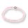 Rosenquarz Armband Kugel mit Buddhakopf ca. 0,4 / 17cm
