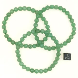 Aventurin grün Armband Kugel fac. ca. 0,6 / 19cm VE25St.