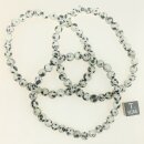 Dalmatinerstein Armband Kugel ca. 0,6/ 19cm VE25St.