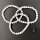 Magnesit Armband Kugel ca. 0,6 / 19cm VE25St.