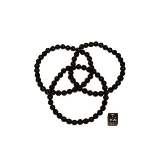 Onyx gef. Armband Kugel ca. 0,6 / 19cm VE25St.