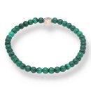 Malachit Armband Kugel mit Buddhakopf ca. 0,4 / 17cm