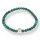 Malachit Armband Kugel mit Buddhakopf ca. 0,4 / 17cm