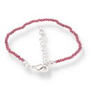 Granat Armband Kugel fac. ca. 0,2 / 18cm +...