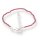 Granat Armband Kugel fac. ca. 0,2 / 18cm + Verlängerungskettchen VE5St.