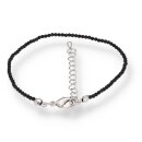 Schörl Armband Kugel fac. ca. 0,2 / 18cm +...