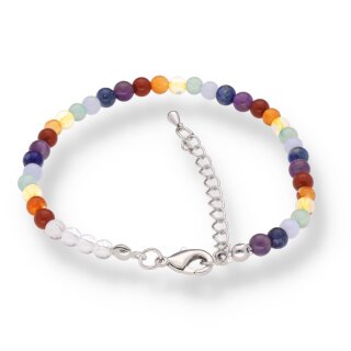 Chakra Fußkettchen Kugel ca. 0,4 / 20,0cm + 5,0cm Verlängerung VE5St. - Modell 2