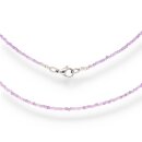 Amethyst Kette Kugel fac. ca. 0,8 / 45cm