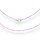 Amethyst Kette Kugel fac. ca. 0,8 / 45cm