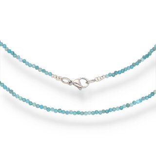 Apatit blau Kette Kugel ca. 0,4 / 45cm