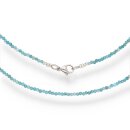 Apatit blau Kette Kugel ca. 0,4 / 45cm