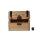 Holzschatzkiste mit Beschriftung ca. 9,5x6,7x8,0cm