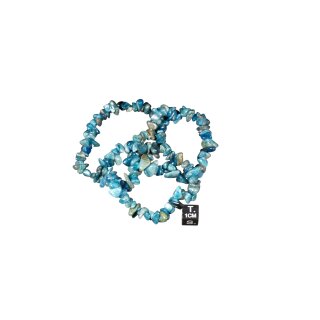 Apatit blau Armband Splitter ca. 0,6-0,9 / 19cm  VE10St.