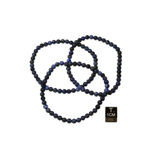 Dumortierit Armband Kugel ca. 0,4 / 19cm