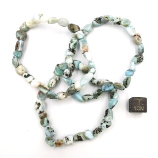 Larimar Armband Nugget ca. 0,5x0,8 / 19cm