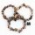 Leopardenjaspis Armband Splitter ca. 0,6-0,9 / 19cm VE10St.